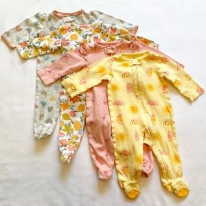 Carter’s sleeper set of 4 - size 3-6M